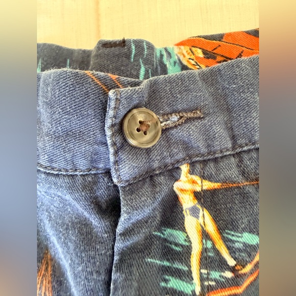 Ralph Lauren Polo Vintage 90’s water sports cotton short preppy classic 32 waist - Picture 4 of 11